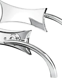 Arlen Ness Micro Mirrors Chrome 4-Point Left 3-3/4" x 1-1/4"