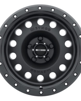 MR307 Hole 17x8.5 0mm Offset 5x5 94mm CB Matte Black Wheel