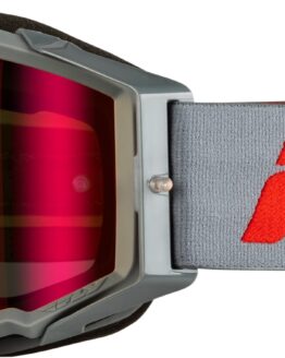 FLY RACING Zone Pro Goggle Grey/Red Light Red Mirror Lens