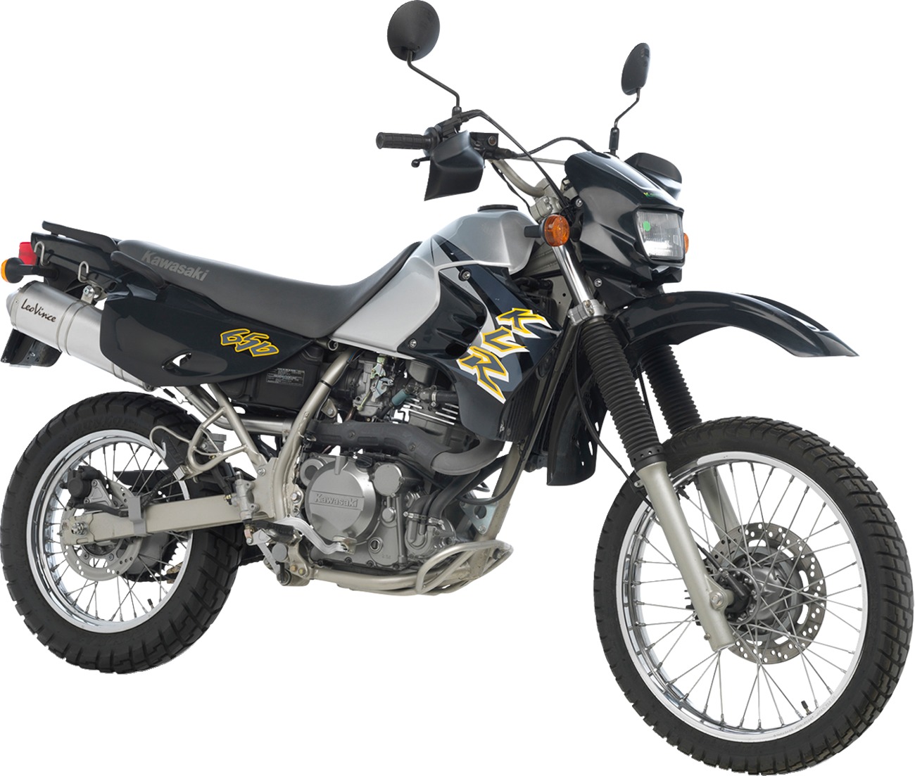 LeoVince X3 Slip-On Muffler Brushed For Kawasaki KLR 650 1997-2023 - Image 3