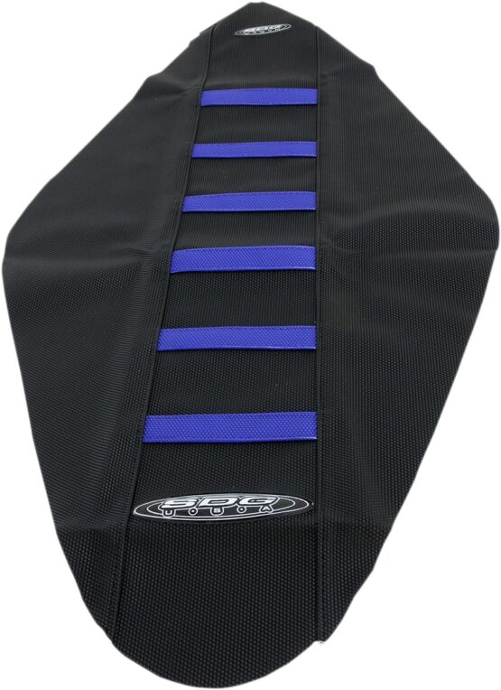 6-Rib Water Resistant Seat Cover Black/Blue