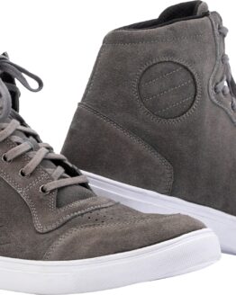 RST HiTop Moto Sneaker CE Boot Grey Suede Size 7