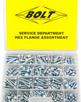 BOLT Service Hex Flange Bolt Assortment Kit - 360 Pieces