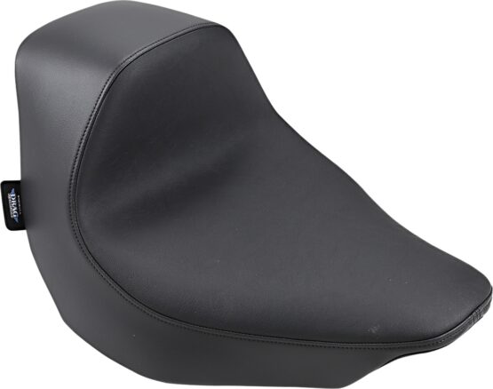 EZ Mount Smooth Vinyl Solo Seat Black Low 1"