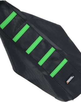 Black/Green Ribbed Seat Cover