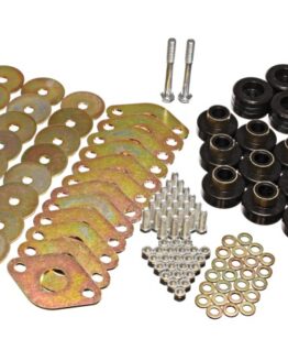 Body Mount Set Black w/ Hardware - Energy Suspension 2.4109G