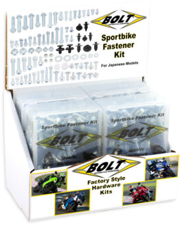 BOLT Sportbike Track Pack Fastener Kit 6 Pack For Japanese Sportbikes