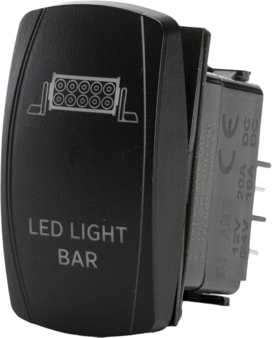 "Led Light Bar" Illuminated Rocker Switch