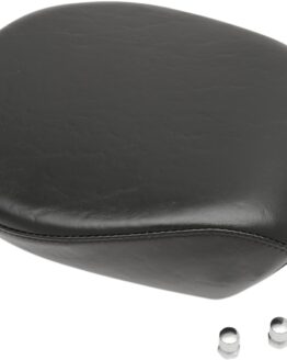 Bare Bones Smooth Vinyl Pillion Pad Black Foam