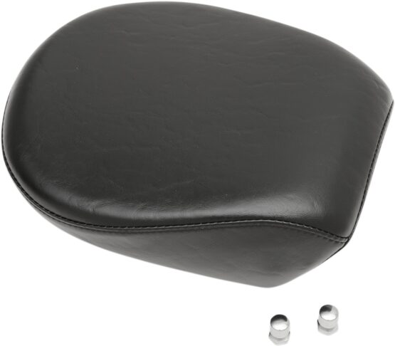 Bare Bones Smooth Vinyl Pillion Pad Black Foam