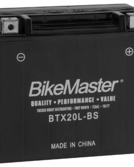 BikeMaster Maintenance Free Battery BTX20L-BS Replaces YTX20L-BS 12V 210CCA