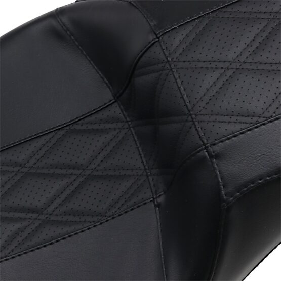 Outcast Double Diamond Vinyl 2-Up Seat - Black - Image 2