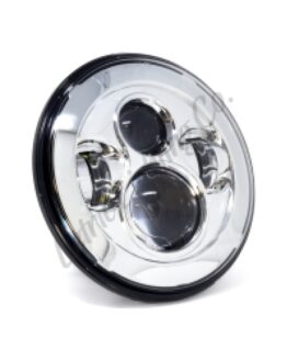 Letric Lighting 7" Premium LED Headlight Chrome For Indian