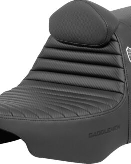 Saddlemen Pro Series SDC Performance Seat Tuck-n-Roll w/Backrest FLH/FLT 23-24