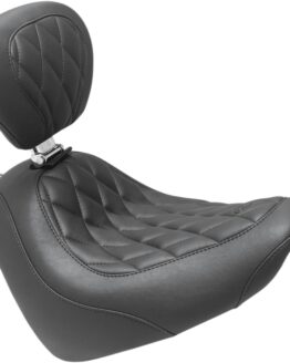 Tripper Diamond  Wide Solo Seat w/Backrest