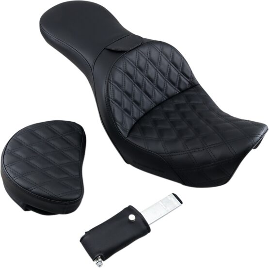 Explorer 2-Up Seat Black w/Backrest