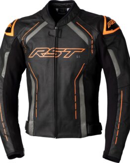 S1 CE Jacket Black/Grey/Neon Orange Small