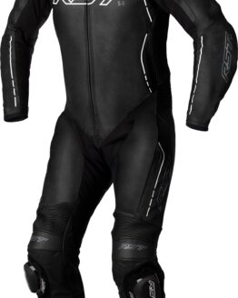 RST S1 CE Leather Suit Black/White Men's M