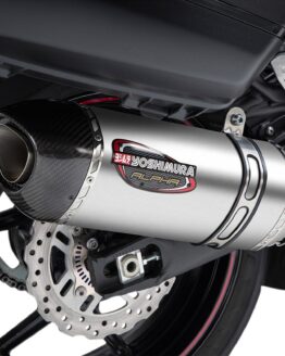 Yoshimura Street Alpha Slip-On Exhaust Stainless Steel Fits 15-18 Versys 1000