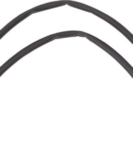 NAMZ Front Turn Signal Extension 12in Black For Harley Softail 16-23