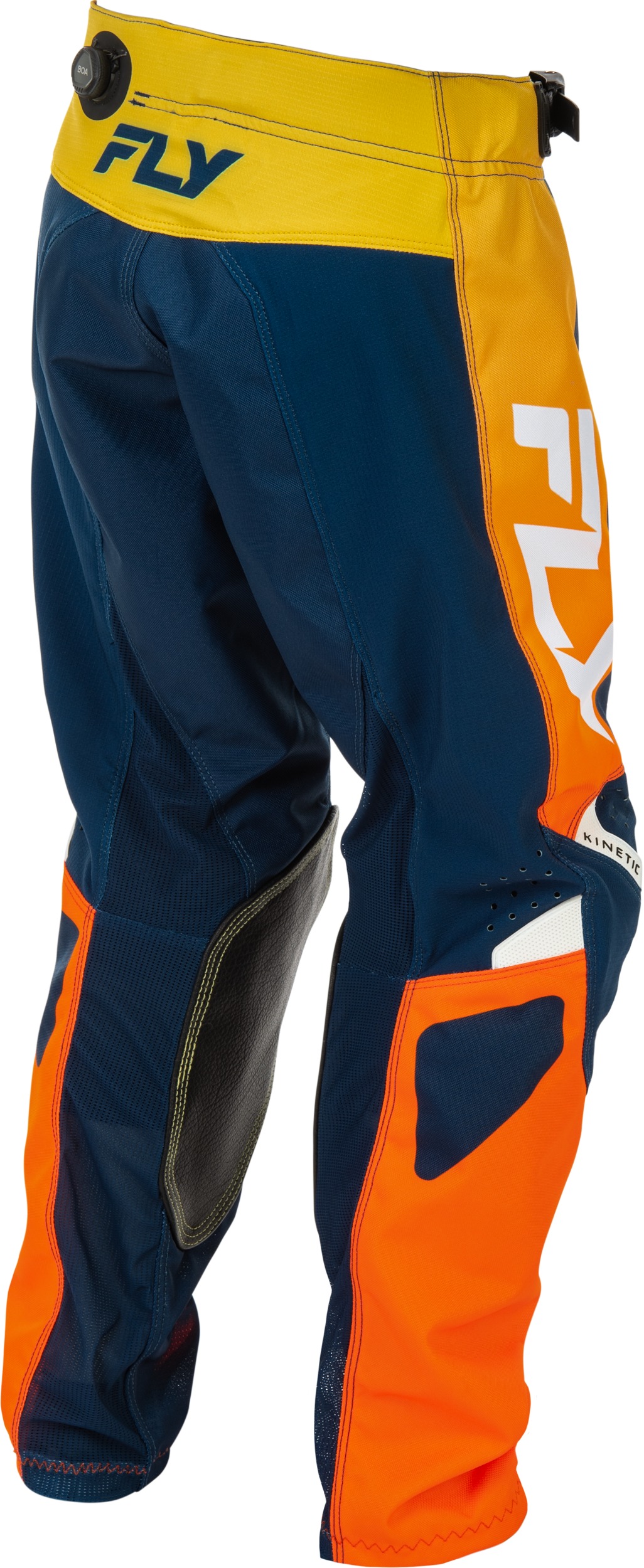 Fly Racing Youth Kinetic Pants Navy/Orange Size 24 - Image 4