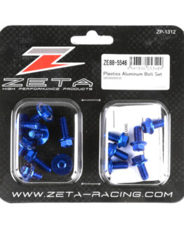ZETA Aluminum Body Bolt Kit Blue For Suzuki DR-Z400SM 2005-2021