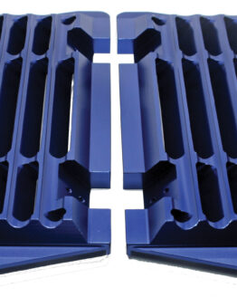 High Flow Radiator Guards Blue