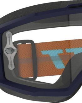 Scott Split OTG Goggles Royal Blue/Orange Clear Lens Adult Unisex