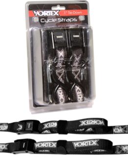 Vortex 1in Tie Downs Black Pair 78in Length 770lb Capacity