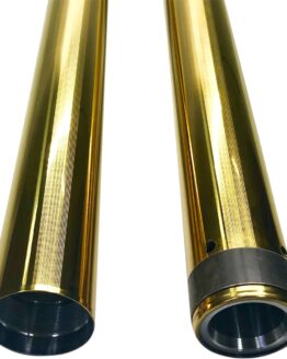 Pro-One 49mm Gold Fork Tubes 22.875in For Harley Touring Models