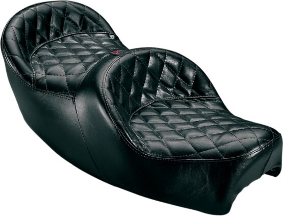 Touring Stitched 2-Up Seat Black Foam