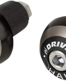 Driven Halo Bar Ends Black Aluminum DHBEW-BK