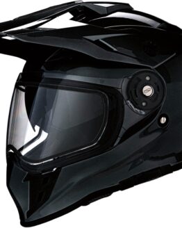 Range Solid Full Face Snow Helmet Gloss Black Large