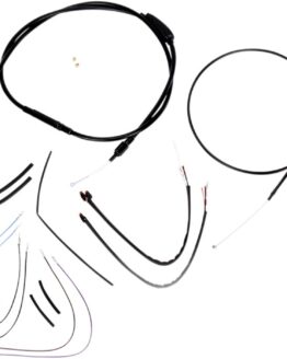 Extended Black Control Cable Kit - 16" Tall Bars