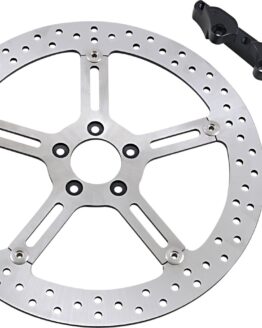 Big Brake Floating Front Left Brake Rotor 381mm Natural