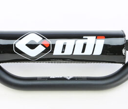 7/8" Braced Aluminum Handlebar - Black