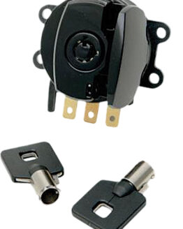 HardDrive Side Hinge Ignition Switch Black For FXST FLST