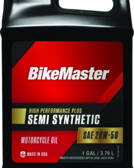 BikeMaster 20W50 Semi Synthetic Oil - Case of 4 Gallons