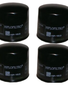 HF153 Oil Filter - Black - 4 Pack