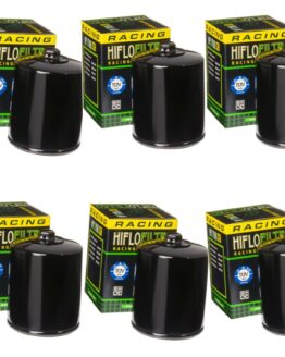 HF170BRC Race Oil Filter - Black - 6 Pack