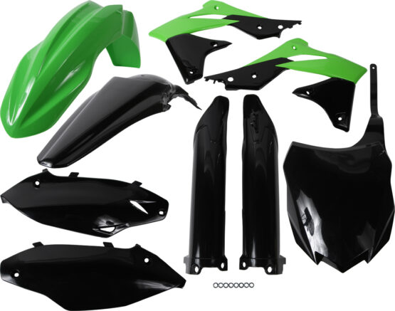 Full Plastic Kit - Green/Black Original 2013