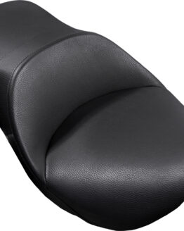 Danny Gray TourIST 2-Up Leather Seat Black Fits 08-18 H-D Touring Models