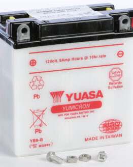 Yuasa YB9-B Yumicron 12V Battery For Motorcycles and Scooters