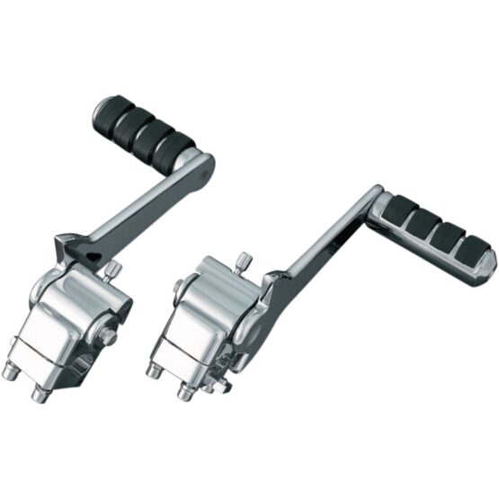 Chrome Adjustable Passenger Pegs w/ Passenger Board Mounts