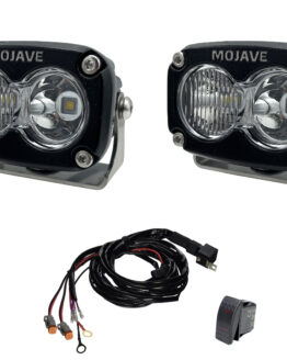 Tiger Lights Dual LED 2x3 Mojave Light Kit with Harness
