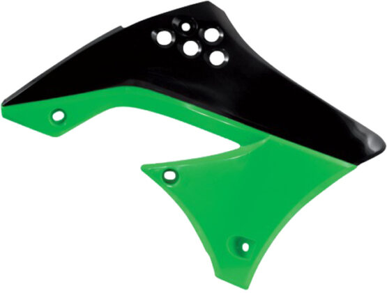 Radiator Shrouds - Black/Green