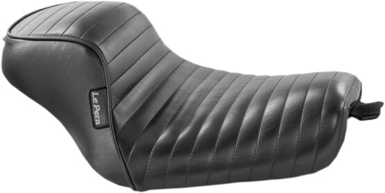 Sprocket Pleated Vinyl Solo Seat - Black