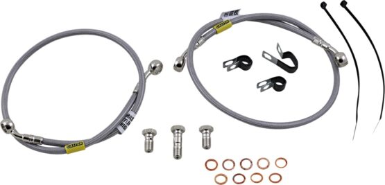 Stainless Steel Front 2-Lines Brake Line Kit