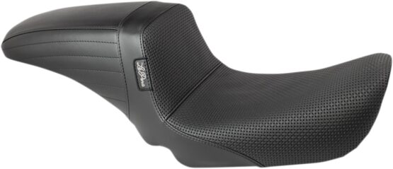 Kickflip Basketweave Vinyl 2-Up Seat Black Foam