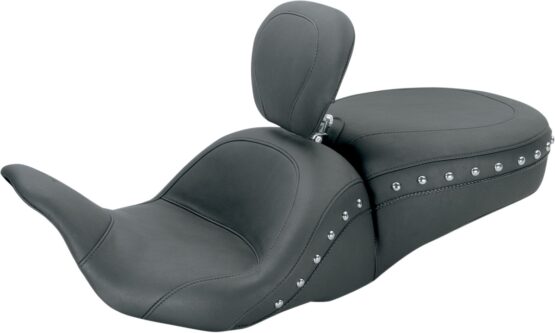 Lowdown Studded Vinyl 2-Up Seat w/Backrest